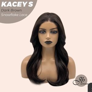 JB EXTENSIONS KACEY S DARK BROWN SNOWFLAKE WITH TAG